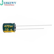 20PCS 10V470uf 6x7mm Aluminum Electrolytic Capacitor 470uf10v 10v 470uf 10wv 470mf 10vdc 470FD 10v47