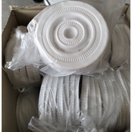 GLX UNIVERSAL WHITE PLASTIC CUP FLAT LID contains 50 pcs. Can be used for all 10oz to 22oz cups.