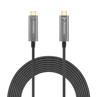 USB C to C Fiber Optical Cable USB 3.1 Type C Cable 10Gbps 33FT Compatible with Microsoft Azure Logi
