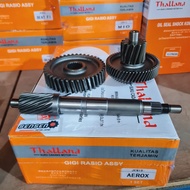 GEAR RATIO SET COMPLETE RATIO GEAR AEROX OLD AEROX NEW LEXI THALLAND