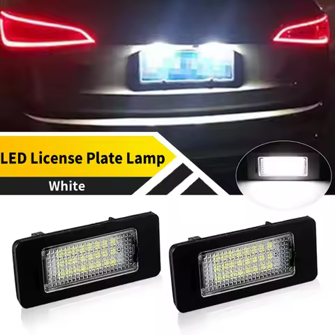 1PC/2PCS LED License Plate Number Light For BMW 1/3/5/X Series E90 M3 E91 E92 E70 X5 X6 E39 E60 E61 