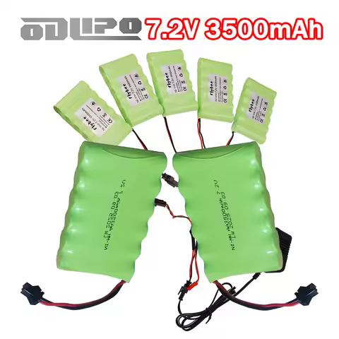 AA NIMH 7.2V Battery 3500mAh 7.2V Rechargeable Battery pack For RC Off-Road Racing Cars Vehicles R/C