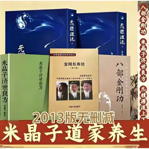 5 Books Complete Works of Taoist Master Zhang Zhi Shun Taoism Books 2013 Version Vajra Kung Fu Longe