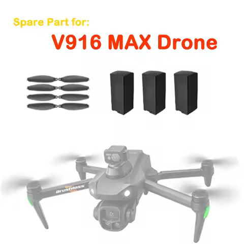 V916MAX V916 MAX GPS Brushless Drone Original Spare Part V916 Propeller Maple Leaf / Lipo Battery 7.