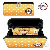 鬼滅之刃 鬼滅の刃 日版 pacapo 化妝袋 防水 筆袋 180度打開 多功能 收納袋 化妝包 惡魔殺手 (我妻善逸)