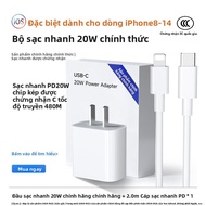 Củ sạc nhanh YUSHAN hỗ trợ PD30W PD2.0/3.0 cho iPhone 15/14/13/12 Pro Max