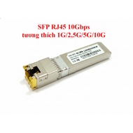 SFP to Rj45 10Gbps optical Module, compatible with 1G/2.5G/5G/10G