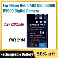 High-Quality New 7.2V 1200mAh EN-EL9a ENEL9a EL9a ENEL9/ 9A Battery for Nikon D40 D40X D60 D3000 D50