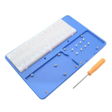 Raspberry Pi RAB Holder Breadboard ABS Case Education Platform w/ 830 Breadboard for Arduino UNO Meg