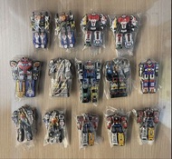 Bandai 食玩 超級戰隊系列DX機械人吊飾鎖匙扣 不連朱古力 太陽戰隊 太陽火神械器人 超獸戰隊 生命人 生命機械人 恐龍戰隊 大獸神 忍者戰隊 隱連者 無敵將軍 激走戰隊 車連者 RV機械人 救