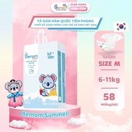 (Không Quà) Tã/Bỉm DÁN Và QUẦN Bemom (Ngày Và Đêm) Siêu Mỏng Nhẹ Size NB/S/M/L/XL/XXL/XXXL Cho Bé Từ