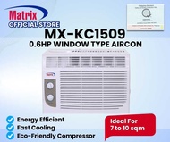 Matrix Shop PH MX-KC1509 0.6HP Window Type Aircon Home Appliacnes Energy Efficient, Compact Design