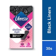 Libresse Slim Black Liners 30s