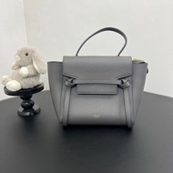 Celine/賽琳 鯰魚包 nano 灰色牛皮