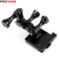 Helmet Fixed Mount Buckle 360 Swivel Joint Adapter Aluminum for GoPro DJI Action Camera Holder NVG