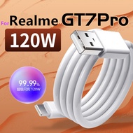 สำหรับโปรสายชาร์จ Realme GT7สายเคเบิลข้อมูลเคลื่อนที่120W OPPO Neo6 GT6/GT 12A สายชาร์จเร็วมาก TypeC