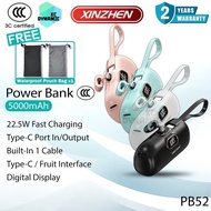 【3C Certified】Xinzhen PB52 5000mAh Powerbank 22.5W Fast Charging Power Bank Mini Emergency Powerbank