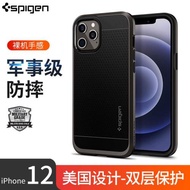 Spigen適用于蘋果iphone12pro手機殼max硅膠防摔mini全包保護套