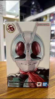 (N)開封品 Bandai S.H.Figuarts Shf Masked Rider 1 50Th Anniversary Ver 真骨雕 幪面超人 新1號 50周年