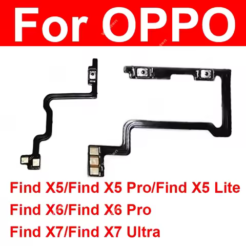 For OPPO Find X5 Pro Lite Find X6 Pro Find X7 Ultra Power Volume Side Buttons On Off Power Volume Ke