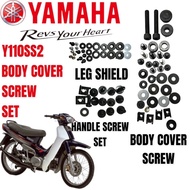 YAMAHA Y110 Y110SS2 SS2 BODY COVER SCREW SET COMPLETE SET SKRU COVER SET ORIGINAL