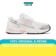 Sepatu Nb 530 Balance 530 White Light Pink Original Bnib / sneakers wanita