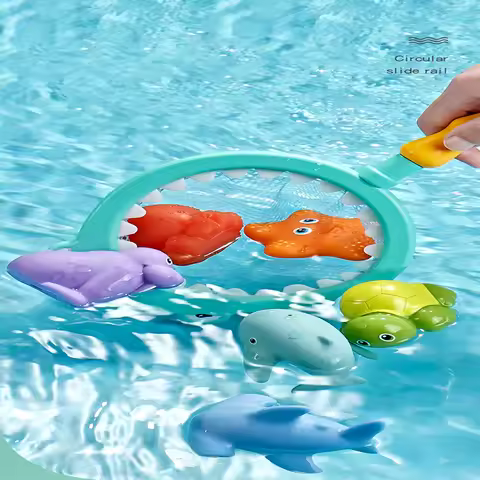 Children Bath Toys Indoor And Outdoor Swimming Pool Beach Parent-child Interactive Catch Fish Game T