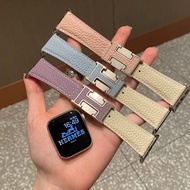 Genuine leather watch strap H type magnetic watch strap for I Watch S10, S9