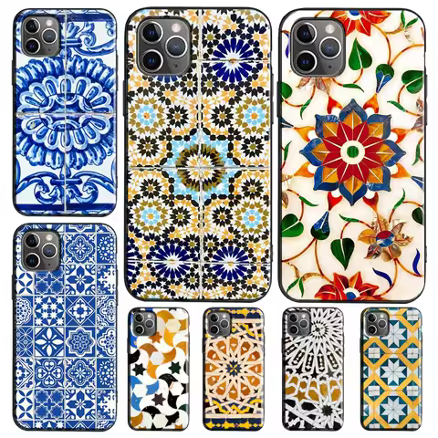 Moroccan Tile Case For Honor Magic 8 Pro 6 7 Lite Honor 400 200 50 70 X8c X8b X9a X9b X9c X9d Win RT