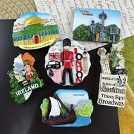 World Refrigerator Sticker London New York Korea Creative Travel Souvenir Ireland Norway Magnetic St