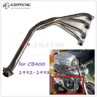 For Honda CB400 92-98 93 Front Exhaust Vent Pipe System Muffler Silencer CB400sf CB 400 Super Four 1
