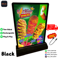 【READY STOCK】LED Menu Board Table Rechargeable Menu Lightbox A4 A5 | A4 A5 Lightbox Menu | Signboard