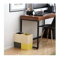 日本yamato japan 手工木製 W CUBE北歐風小型垃圾桶10L多色可選