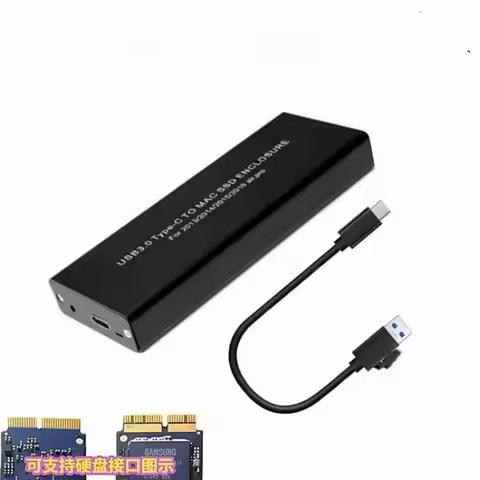 Adapter for MacBook Air Pro Retina Mac SSD Cabinet 2013 2014 2015 2016 a1465 a1466 USB 3.2 Adapter f