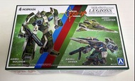 AOSHIMA 1/48 機甲創世紀 MOSPEADA AFC-011 Legioss 可變形戰機模型 全新