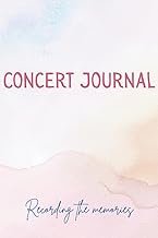 The Cutest Concert Journal: Track Your Live Music Memories | 2-Page Concert Spread + Cute Extras | 6