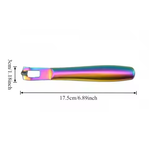 1pc All-Stainless Steel Lemon Zester Fruit Lemon Peeler & Grater Multi-Functional Kitchen Tool Pomel