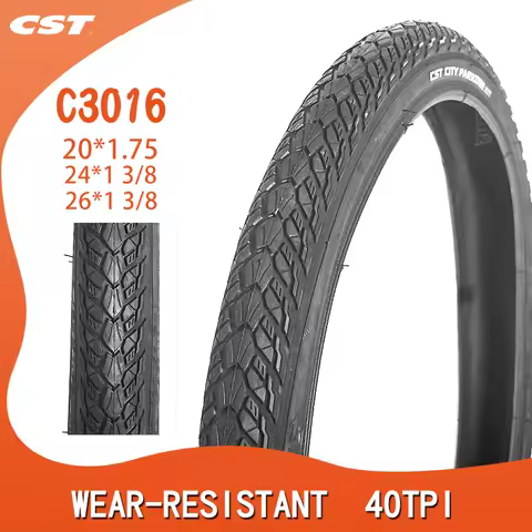 CST 20inch Mountain Bicycle tire 26x1 3/8 18*1.75 20*1.75 MTB Bicycle parts C3016 24 * 1 3/8 26er Pn