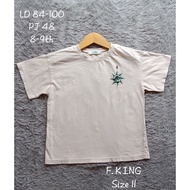 T-shirts for children aged 8-9 years F. KING KING