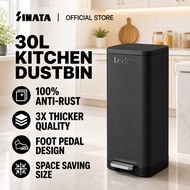 Dustbin Kitchen Large 30L Modern Dustbin Rubbish Bin Garbage Bin Dustbin Large Capacity Stainless St