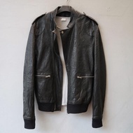Vivastudio Jaket kulit asli bomber biker motor rider leather jacket Pl bekas preloved second