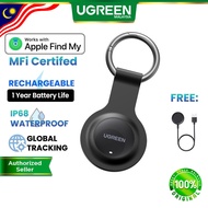 【Apple Find My】UGREEN FineTrack Mini Wireless Rechargeable AirTag Global Location Round Tracker MFi 