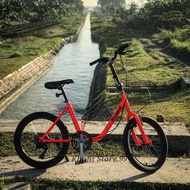 Sepeda Minion bike Minitrek Ukuran 20 Phoenix Warna Orange Stabilo