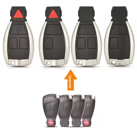jingyuqin 2/3/4 Buttons Car Key Shell For Mercedes Benz B C E ML S CLK CL Modified Replacement Smart