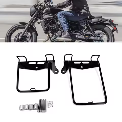 Luggage Rack Saddlebag Bracket Side Trunk Bag Support Mount Holder Side Rack Fit For Kawasaki ELIMIN