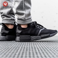 2COLORS Ready Stock A-D NMD Boost R1 PK Running shoes sport  Sneakers black
