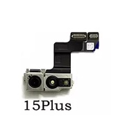 โมดูลกล้องหน้าสำหรับ iPhone 15 สำหรับ iPhone 15 Plus 15P Pro MAX อะไหล่เปลี่ยนกล้องเซลฟี่ ซ่อมโทรศัพ