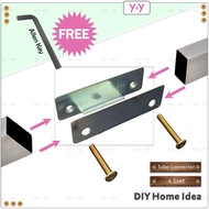 Y&Y Eco Metal U Shape Furniture Tube Connector Bracket / Folding Hinge / Braket Tiub