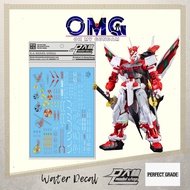 Dalin Water Decal P02 PG Astray Red Frame Water Decals Astray Red Frame Water Decal PG Gundam Astray