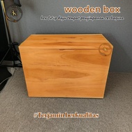 Wooden box 80x40 cm wooden crate lid wooden crate storage box multipurpose storage